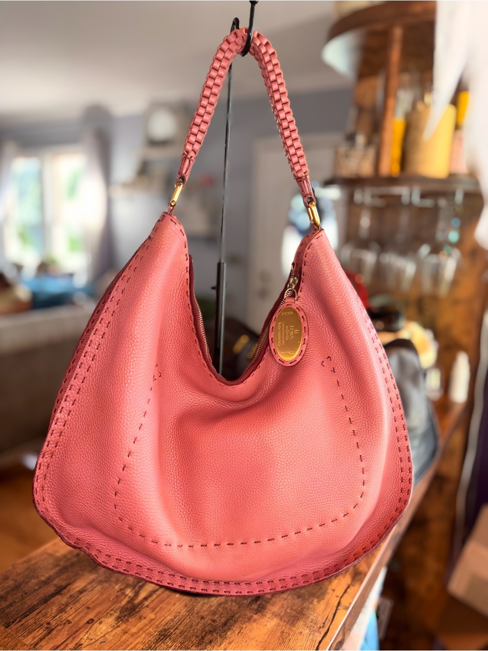 Fendi Selleria Leather Hobo Bag PRISTINE